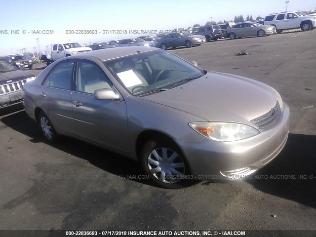 4T1BE32K04U875017 - 2004 TOYOTA CAMRY LE/XLE/SE 金色 照片 1