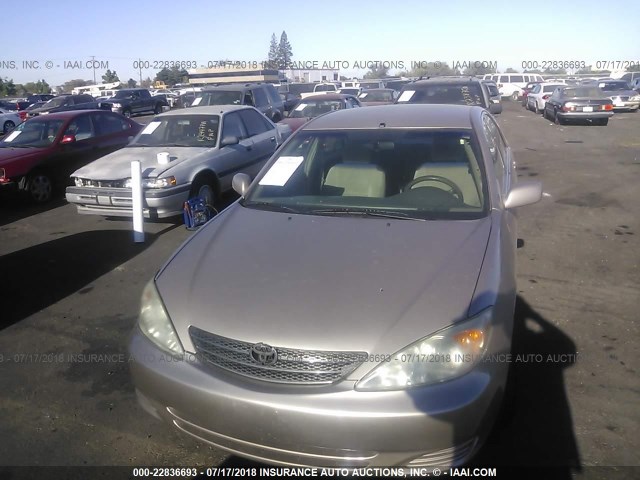 4T1BE32K04U875017 - 2004 TOYOTA CAMRY LE/XLE/SE 金色 照片 6