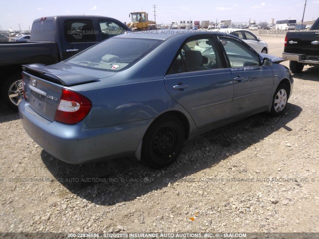 4T1BE32KX3U701714 - 2003 TOYOTA CAMRY LE/XLE/SE 蓝色 照片 4