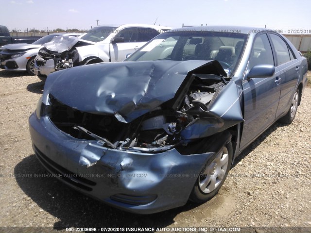 4T1BE32KX3U701714 - 2003 TOYOTA CAMRY LE/XLE/SE 蓝色 照片 6