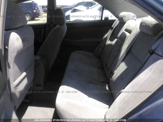 4T1BE32KX3U701714 - 2003 TOYOTA CAMRY LE/XLE/SE 蓝色 照片 8