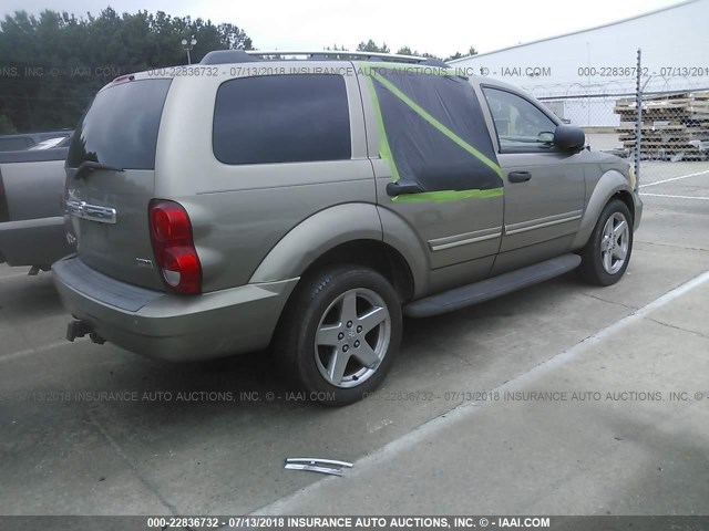 1D8HB58257F533955 - 2007 DODGE DURANGO LIMITED GOLD photo 4