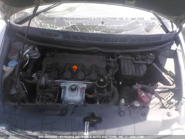 2HGFA1F94BH519037 - 2011 HONDA CIVIC EXL 银色 照片 10