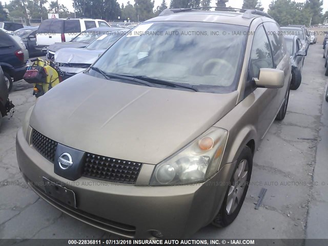 5N1BV28U04N339262 - 2004 NISSAN QUEST S/SE/SL GOLD photo 2