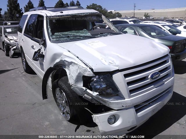 1FMJU2A53AEA33962 - 2010 FORD EXPEDITION LIMITED WHITE photo 1