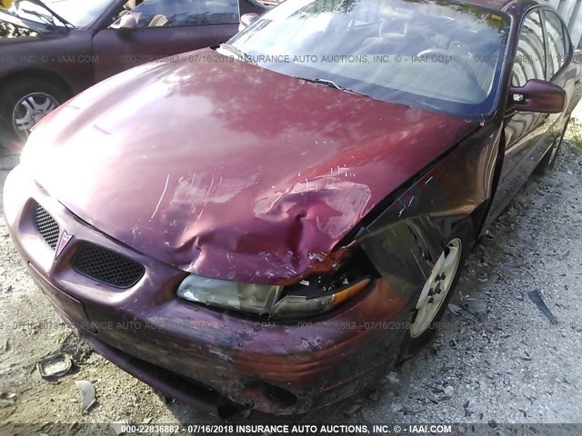 1G2WK52J62F142672 - 2002 PONTIAC GRAND PRIX SE 栗色 照片 6