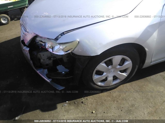 4T1BE46K77U033781 - 2007 TOYOTA CAMRY NEW GENERAT CE/LE/XLE/SE SILVER photo 6