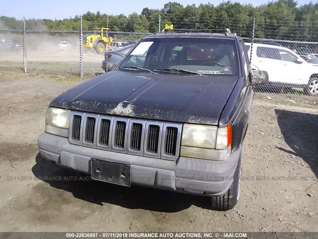 1J4GZ58S5WC134141 - 1998 JEEP GRAND CHEROKEE LAREDO/TSI BLACK photo 6