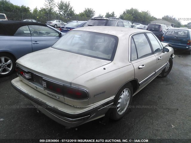 1G4HR52L7SH528051 - 1995 BUICK LESABRE LIMITED GOLD photo 4