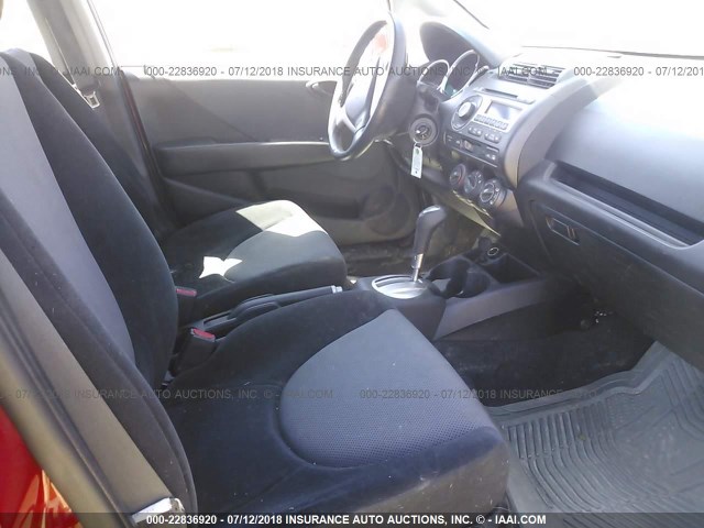 JHMGD38667S010364 - 2007 HONDA FIT S 红色 照片 5