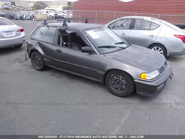 2HGED6344LH572668 - 1990 HONDA CIVIC 灰色 照片 1