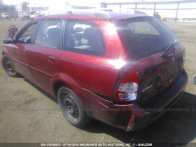 KL5JD86Z05K119908 - 2005 SUZUKI FORENZA S MAROON photo 3