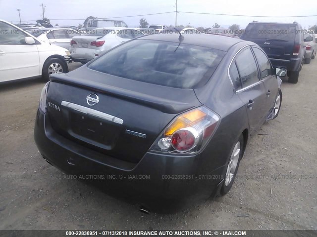 1N4CL21E28C189986 - 2008 NISSAN ALTIMA HYBRID GRAY photo 4