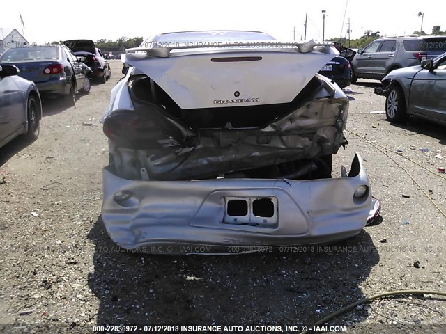 1G2NF52T21M665733 - 2001 PONTIAC GRAND AM SE1 GRAY photo 6