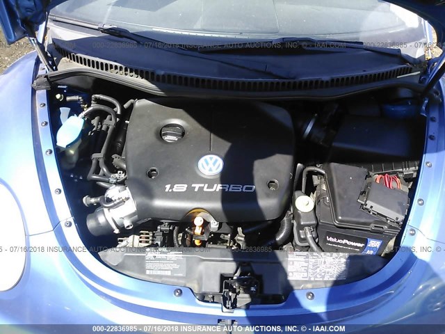 3VWDC21C11M411769 - 2001 VOLKSWAGEN NEW BEETLE GLX 蓝色 照片 10