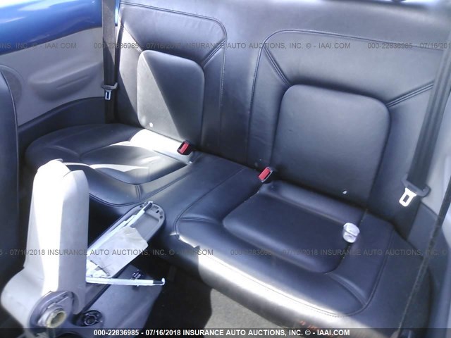 3VWDC21C11M411769 - 2001 VOLKSWAGEN NEW BEETLE GLX 蓝色 照片 8