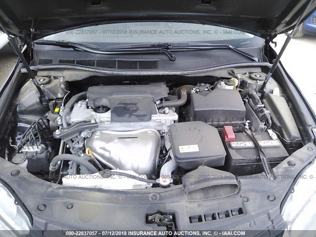 4T1BF1FK7HU441405 - 2017 TOYOTA CAMRY LE/XLE/SE/XSE BLACK photo 10