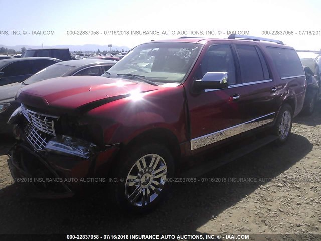 5LMFL275X7LJ11204 - 2007 LINCOLN NAVIGATOR L RED photo 2