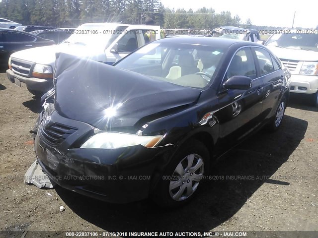 4T1BE46K87U648338 - 2007 TOYOTA CAMRY NEW GENERATION CE/LE/XLE/SE BLACK photo 2