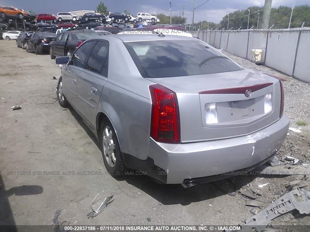 1G6DM577340147265 - 2004 CADILLAC CTS SILVER photo 3