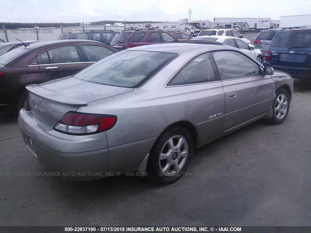 2T1CF22P9XC220836 - 1999 TOYOTA CAMRY SOLARA SE/SLE თაფლისფერი ფოტო 4