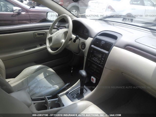 2T1CF22P9XC220836 - 1999 TOYOTA CAMRY SOLARA SE/SLE თაფლისფერი ფოტო 5
