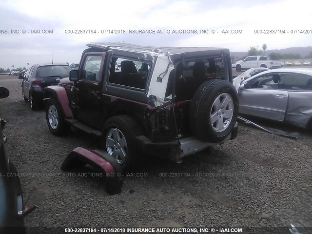 1C4AJWBG4CL161484 - 2012 JEEP WRANGLER SAHARA RED photo 3