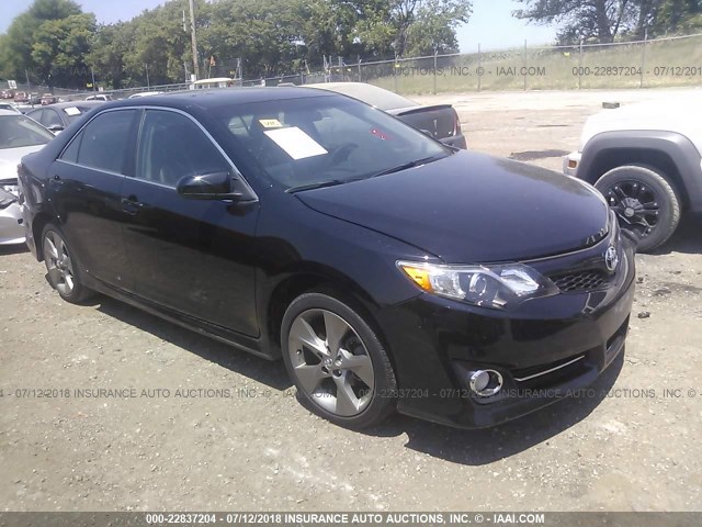 4T1BF1FK8EU743426 - 2014 TOYOTA CAMRY L/SE/LE/XLE 黑色 照片 1