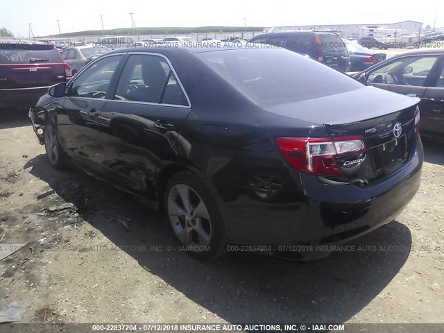 4T1BF1FK8EU743426 - 2014 TOYOTA CAMRY L/SE/LE/XLE 黑色 照片 3