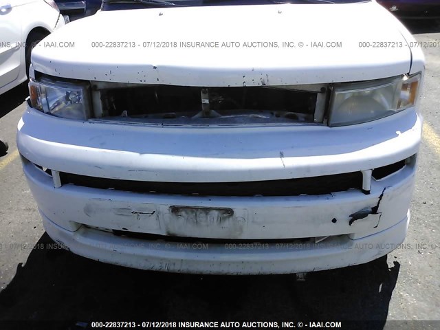 JTLKT324764125326 - 2006 TOYOTA SCION XB Ақ фото 6