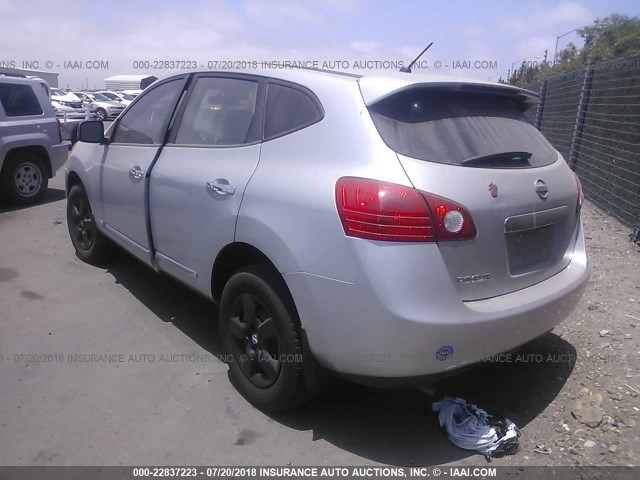 JN8AS5MT5BW565803 - 2011 NISSAN ROGUE S/SV/KROM SILVER photo 3