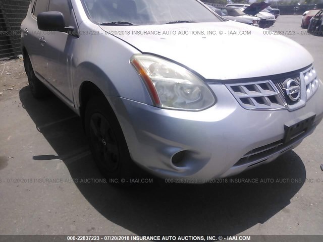 JN8AS5MT5BW565803 - 2011 NISSAN ROGUE S/SV/KROM SILVER photo 6