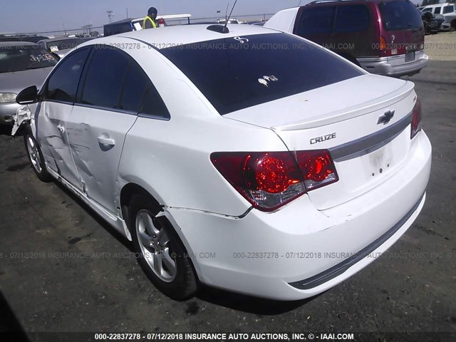 1G1PC5SB2F7196534 - 2015 CHEVROLET CRUZE LT WHITE photo 3