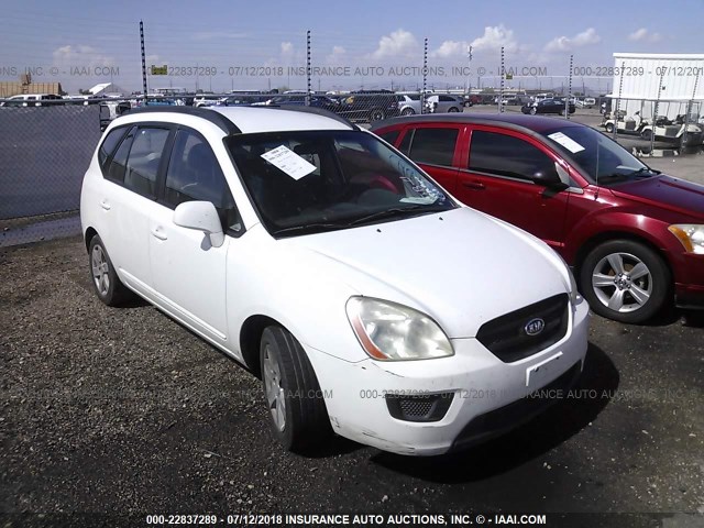 KNAFG526187136593 - 2008 KIA RONDO LX/EX WHITE photo 1