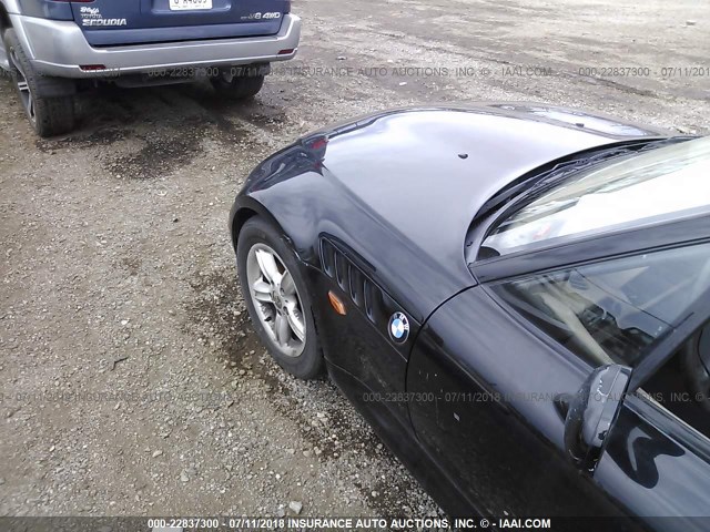 4USCH9331XLF82907 - 1999 BMW Z3 2.3 BLACK photo 6