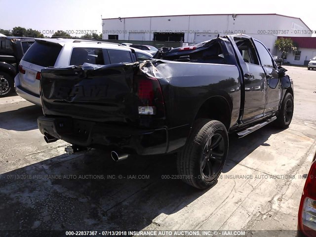 1C6RR7MTXHS812598 - 2017 RAM 1500 SPORT BLACK photo 4