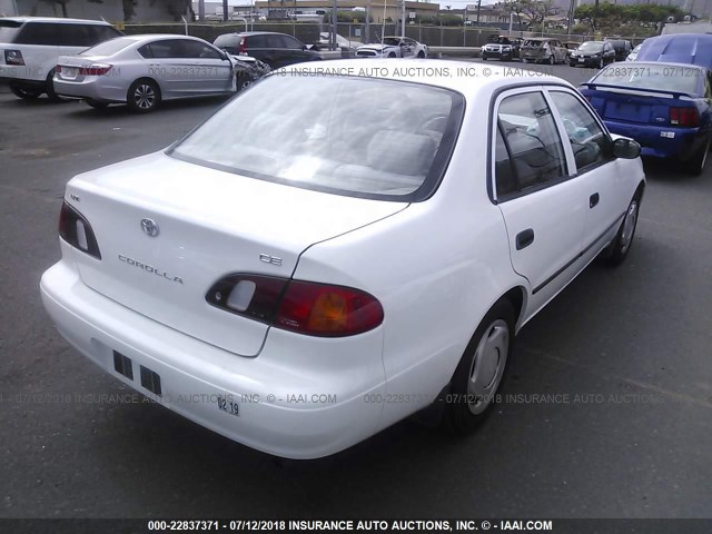 1NXBR12EXXZ193043 - 1999 TOYOTA COROLLA VE/CE/LE 白色 照片 4