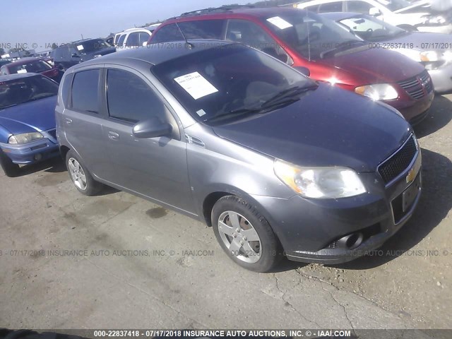 KL1TD66E49B323001 - 2009 CHEVROLET AVEO LS/LT 灰色 照片 1