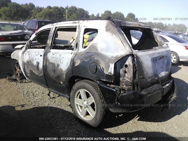 1J8FF47W27D261085 - 2007 JEEP COMPASS BLACK photo 3