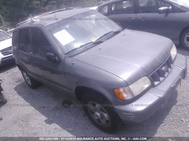 KNDJB723225135646 - 2002 KIA SPORTAGE GRAY photo 1