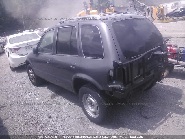 KNDJB723225135646 - 2002 KIA SPORTAGE GRAY photo 3