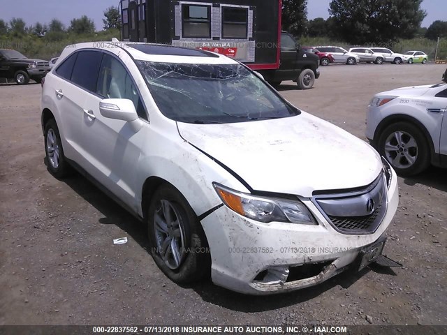 5J8TB3H53DL015994 - 2013 ACURA RDX TECHNOLOGY WHITE photo 1