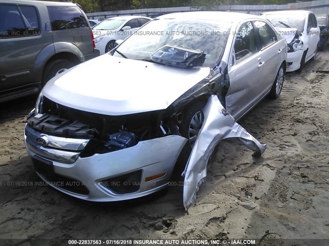 3FADP0L30CR296893 - 2012 FORD FUSION HYBRID SILVER photo 2