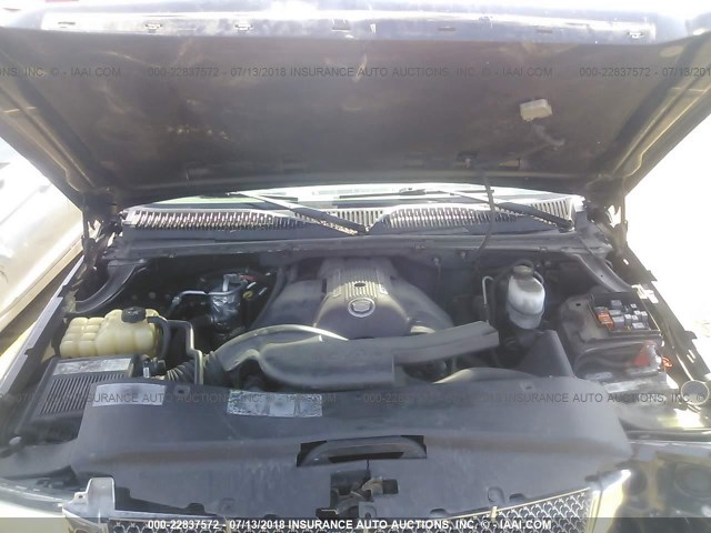 1GYEK63N92R228582 - 2002 CADILLAC ESCALADE LUXURY შავი ფოტო 10