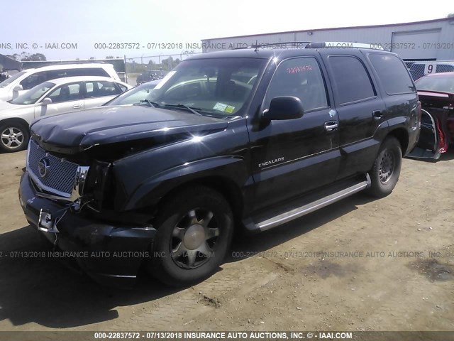 1GYEK63N92R228582 - 2002 CADILLAC ESCALADE LUXURY შავი ფოტო 2