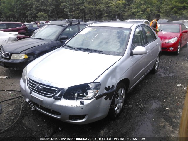 KNAFE221795652382 - 2009 KIA SPECTRA EX/LX/SX SILVER photo 2