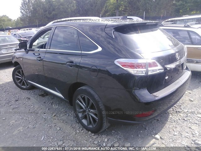 2T2BK1BA7FC323289 - 2015 LEXUS RX 350/BASE/F SPORT BLACK photo 3