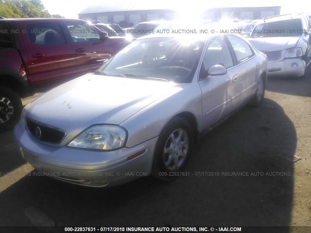 1MEHM55S52A606257 - 2002 MERCURY SABLE LS PREMIUM SILVER photo 2