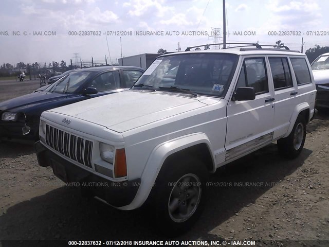 1J4FT68SXTL299746 - 1996 JEEP CHEROKEE SPORT/CLASSIC თეთრი ფოტო 2
