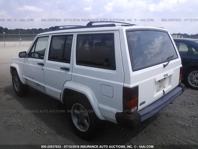 1J4FT68SXTL299746 - 1996 JEEP CHEROKEE SPORT/CLASSIC თეთრი ფოტო 3
